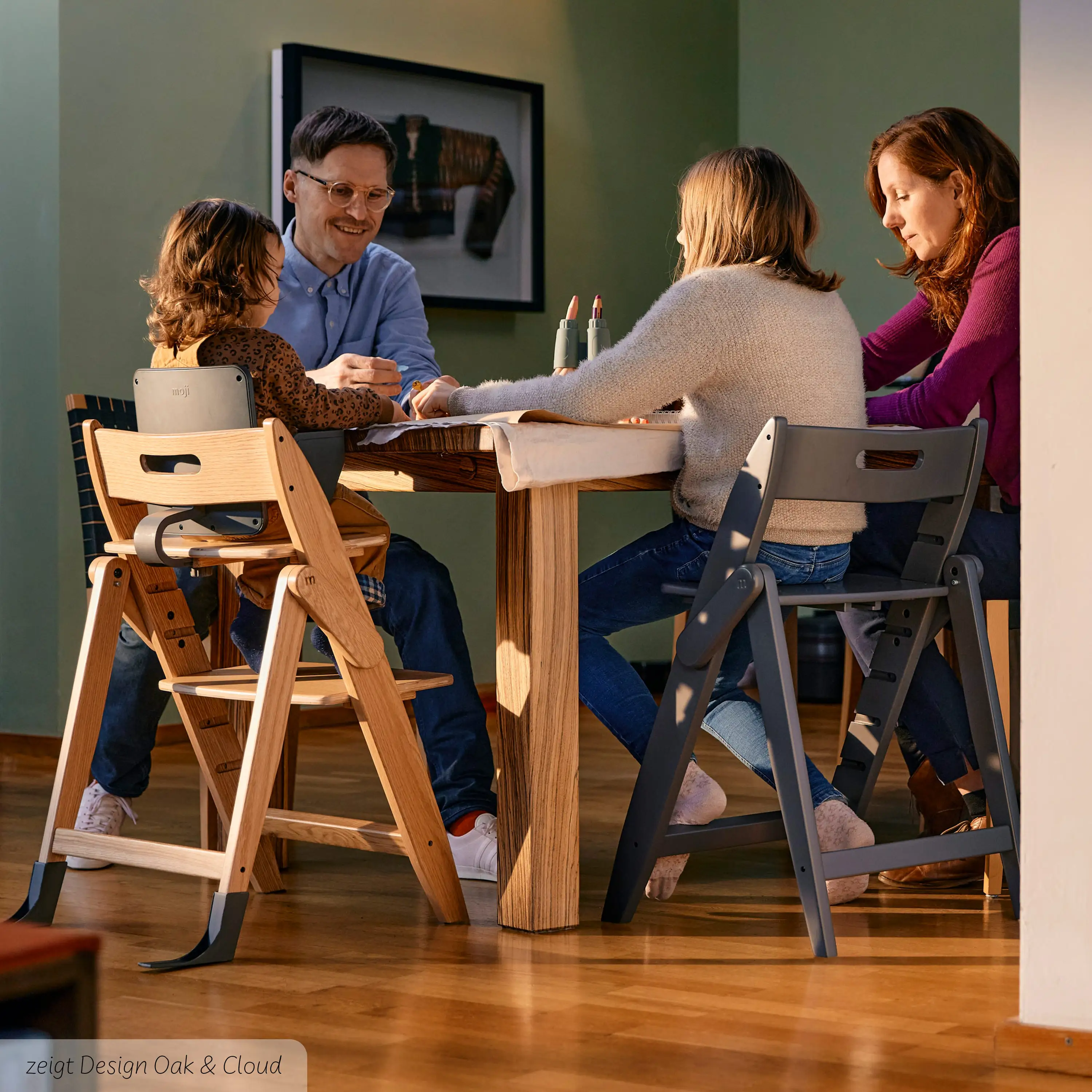 Klappbarer Hochstuhl Yippy Tune - Cotton Klappbarer Hochstuhl Yippy Tune - Cotton