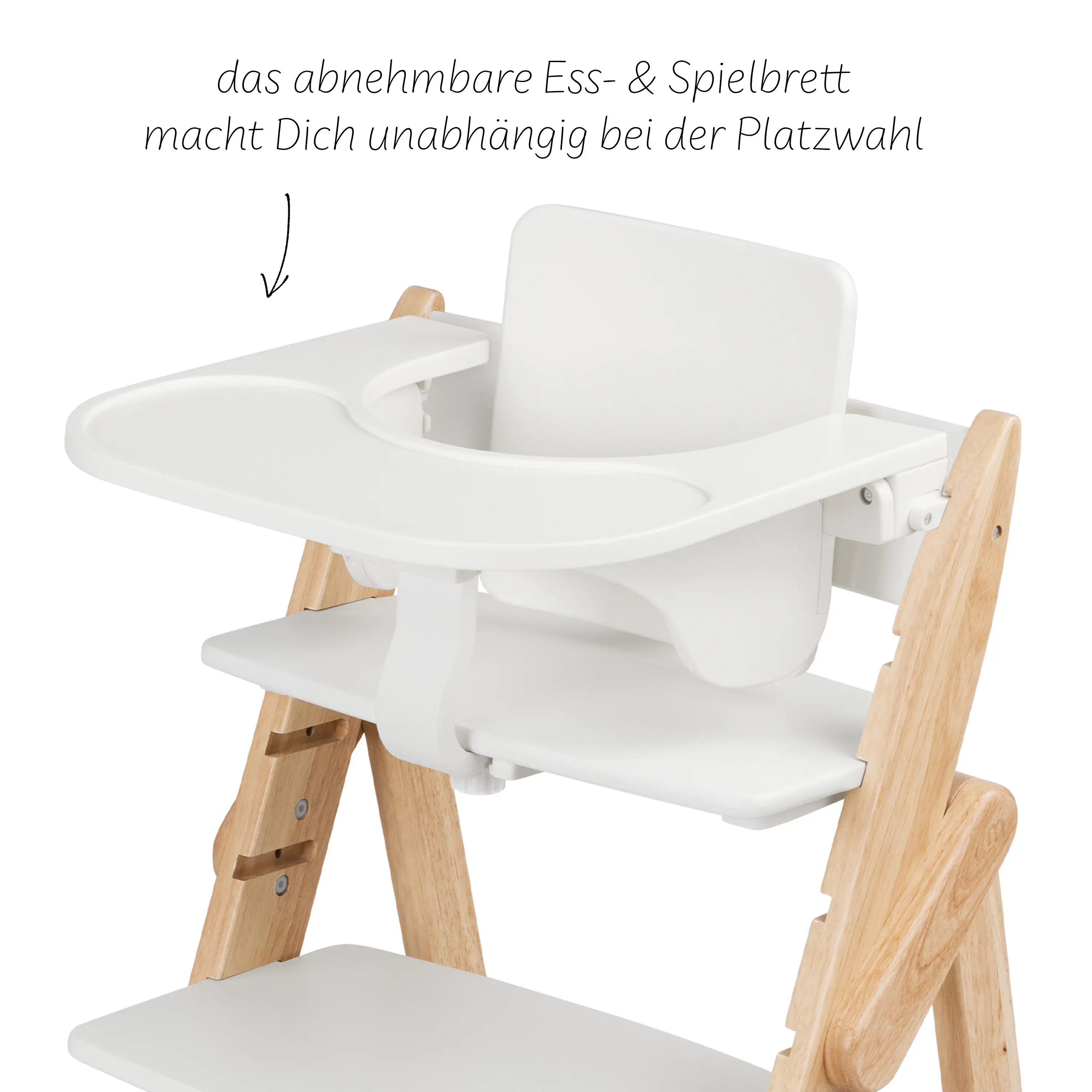 Hochstuhl Yippy All in One Set Tune - Cotton White Hochstuhl Yippy All in One Set Tune - Cotton White