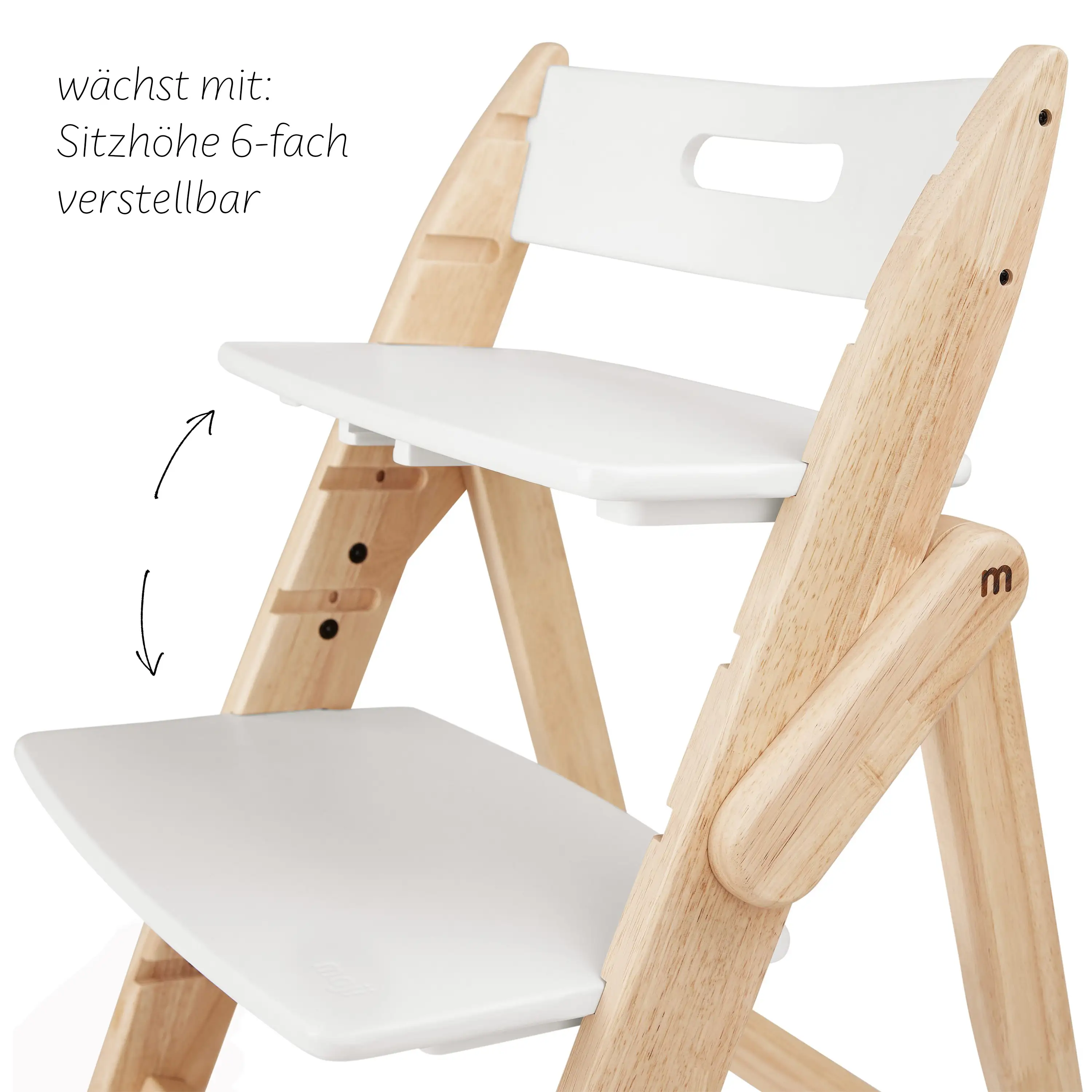 Hochstuhl Yippy 2in1 Newborn Set Tune - Cotton White Hochstuhl Yippy 2in1 Newborn Set Tune - Cotton White