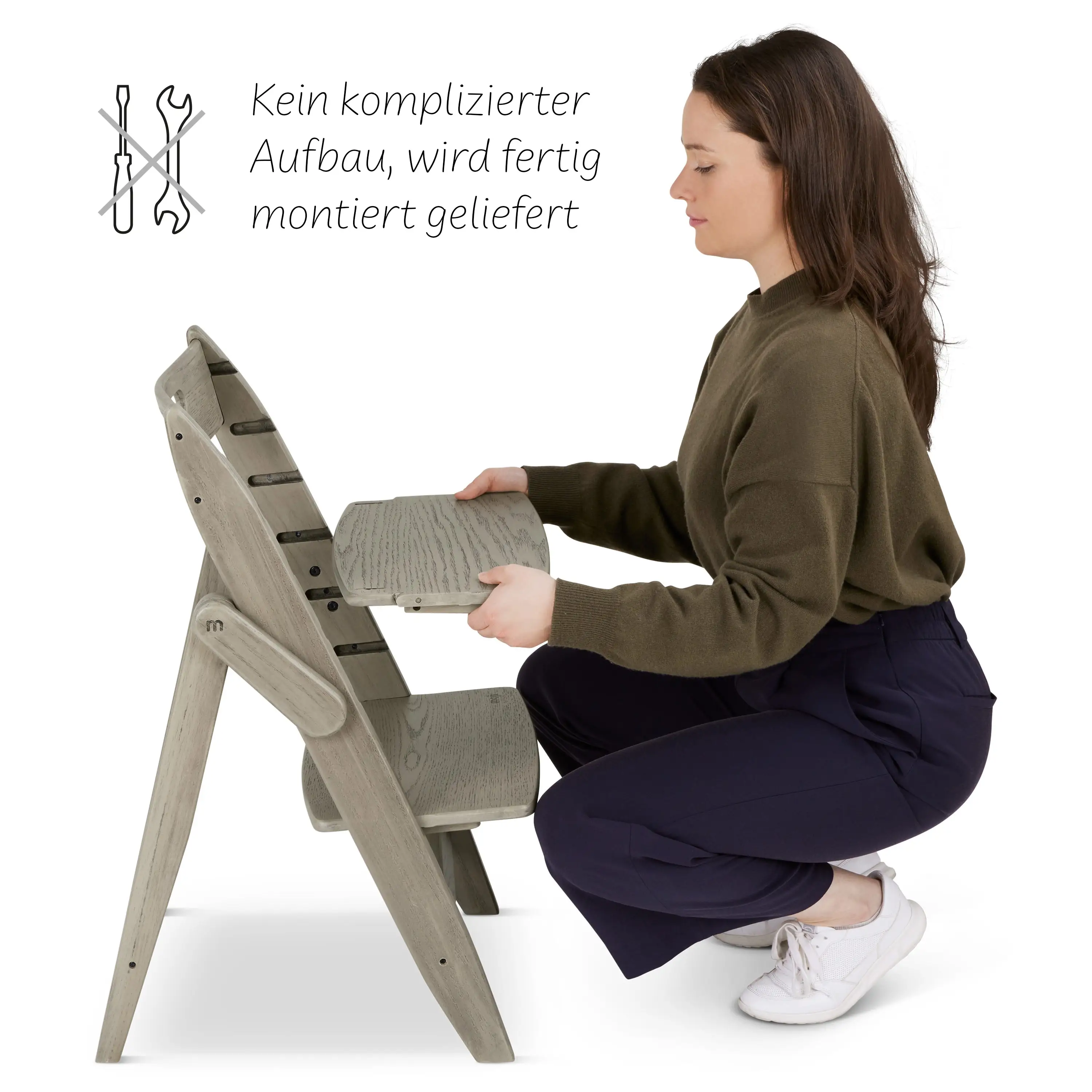 Hochstuhl Yippy All in One Set Trunk - Cashmere Heart