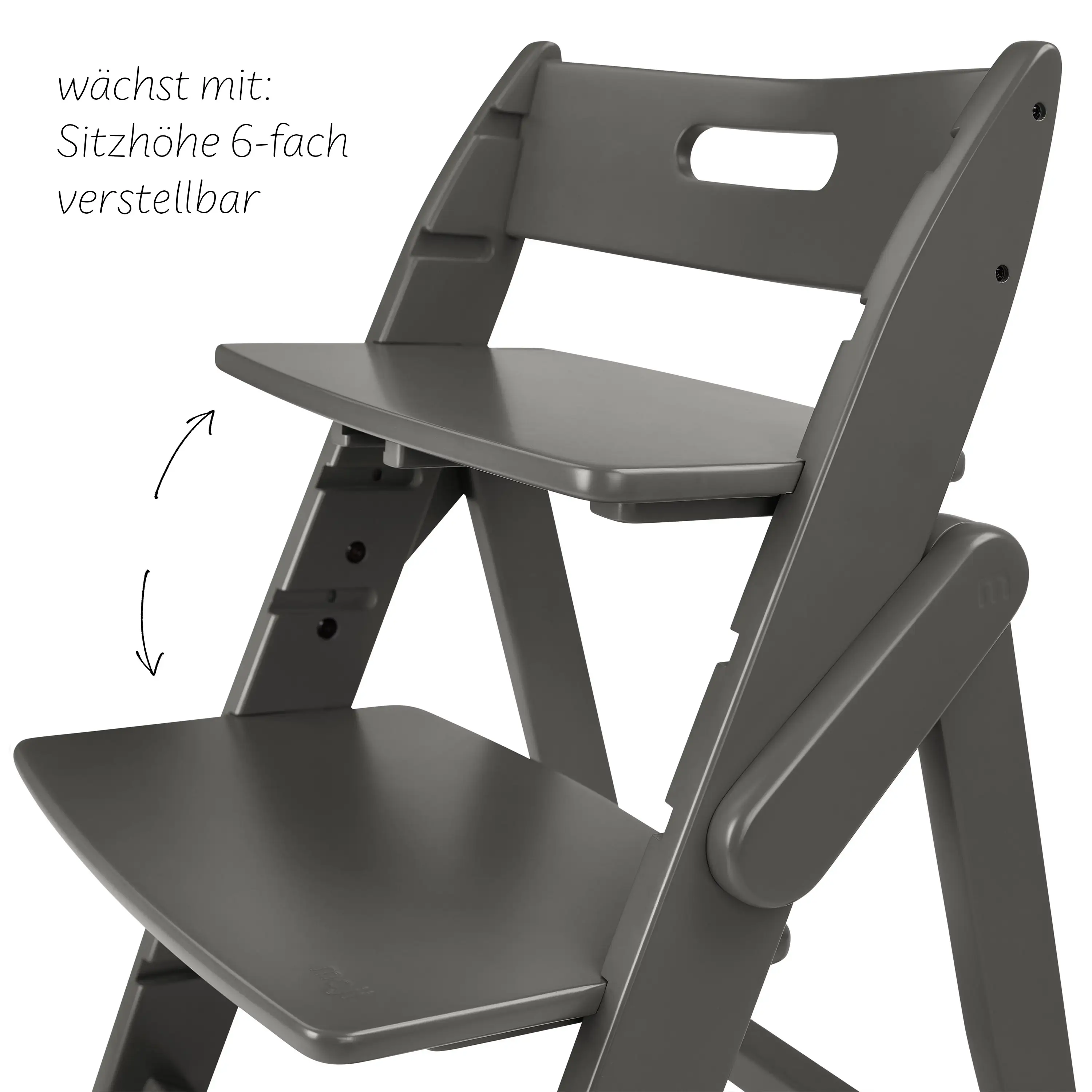 Hochstuhl Yippy All in One Set Plain - Cloud Rose Gold