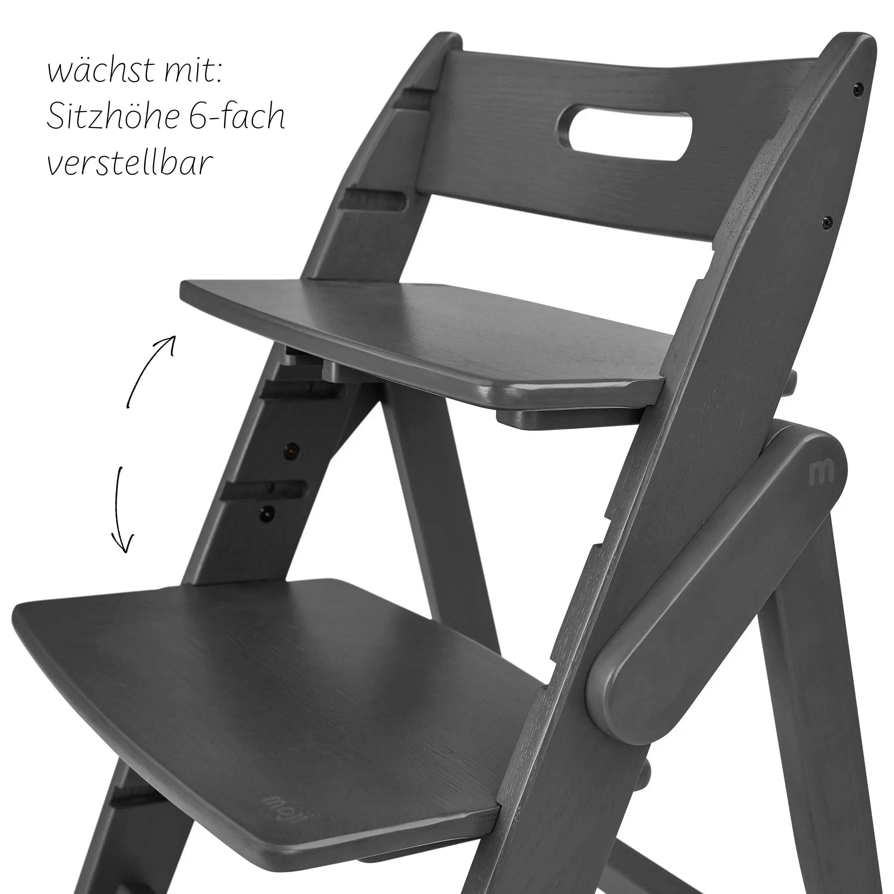Klappbarer Hochstuhl Yippy Trunk - Pearl