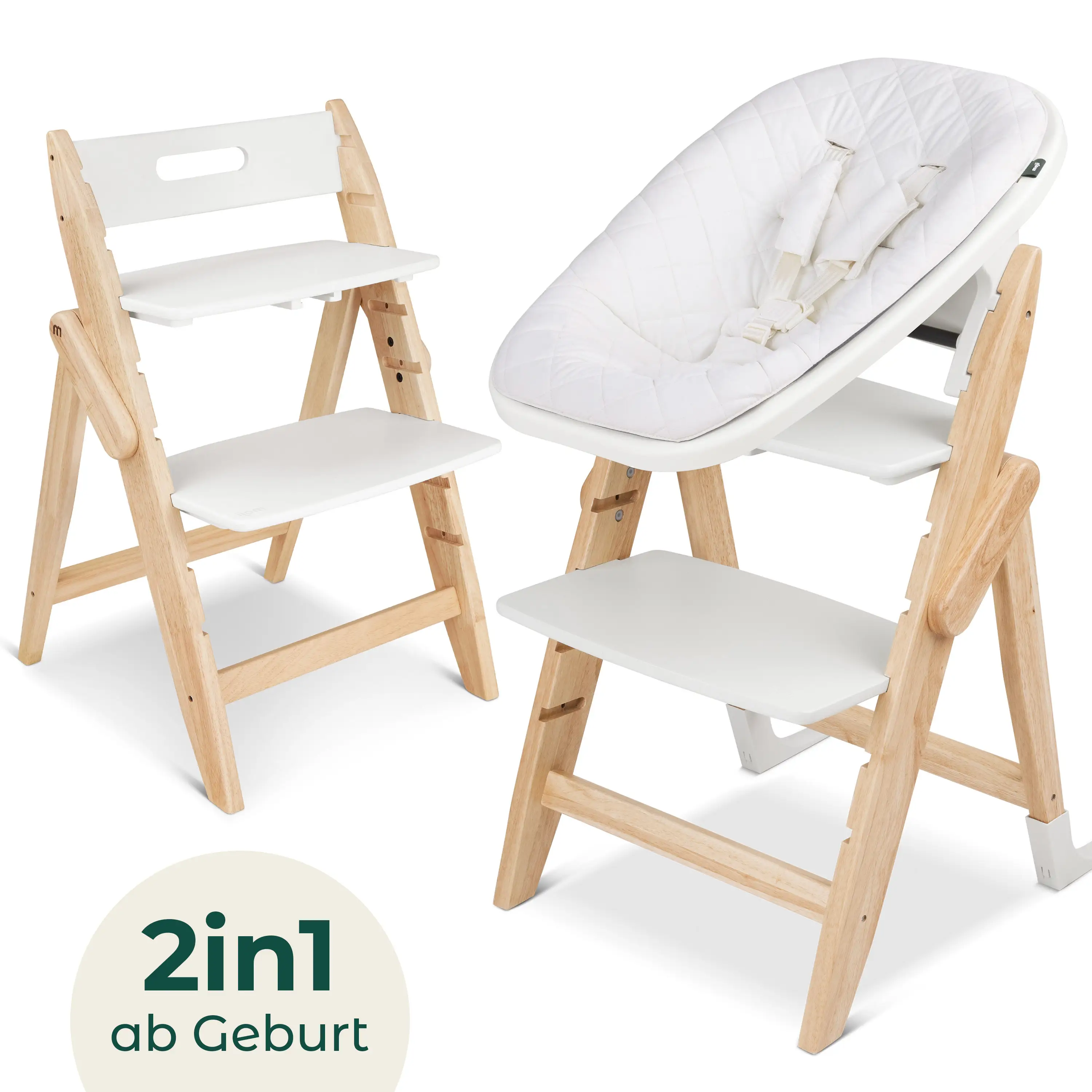 Hochstuhl Yippy 2in1 Newborn Set Tune - Cotton White Hochstuhl Yippy 2in1 Newborn Set Tune - Cotton White