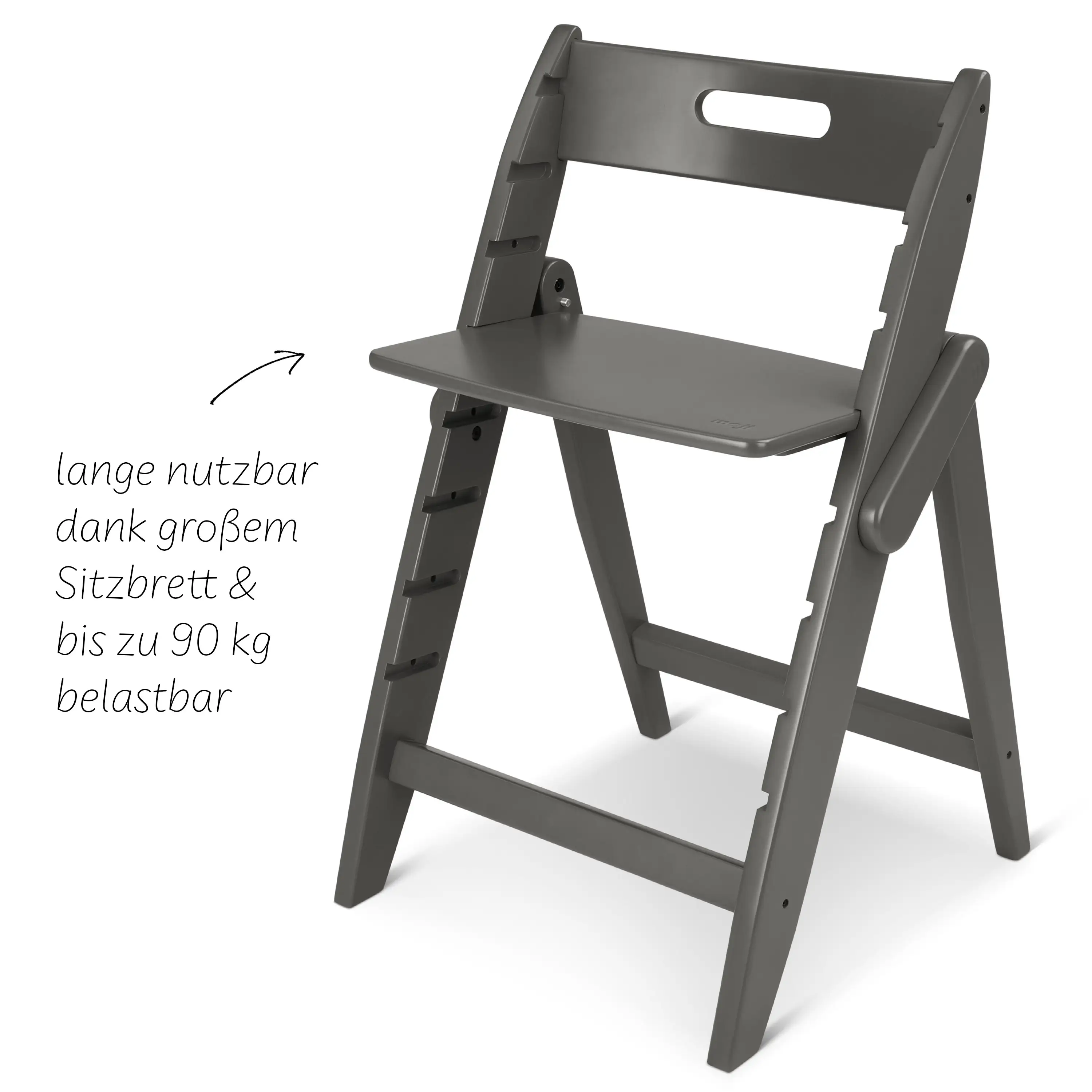 Hochstuhl Yippy All in One Set Plain - Cloud Rose Gold