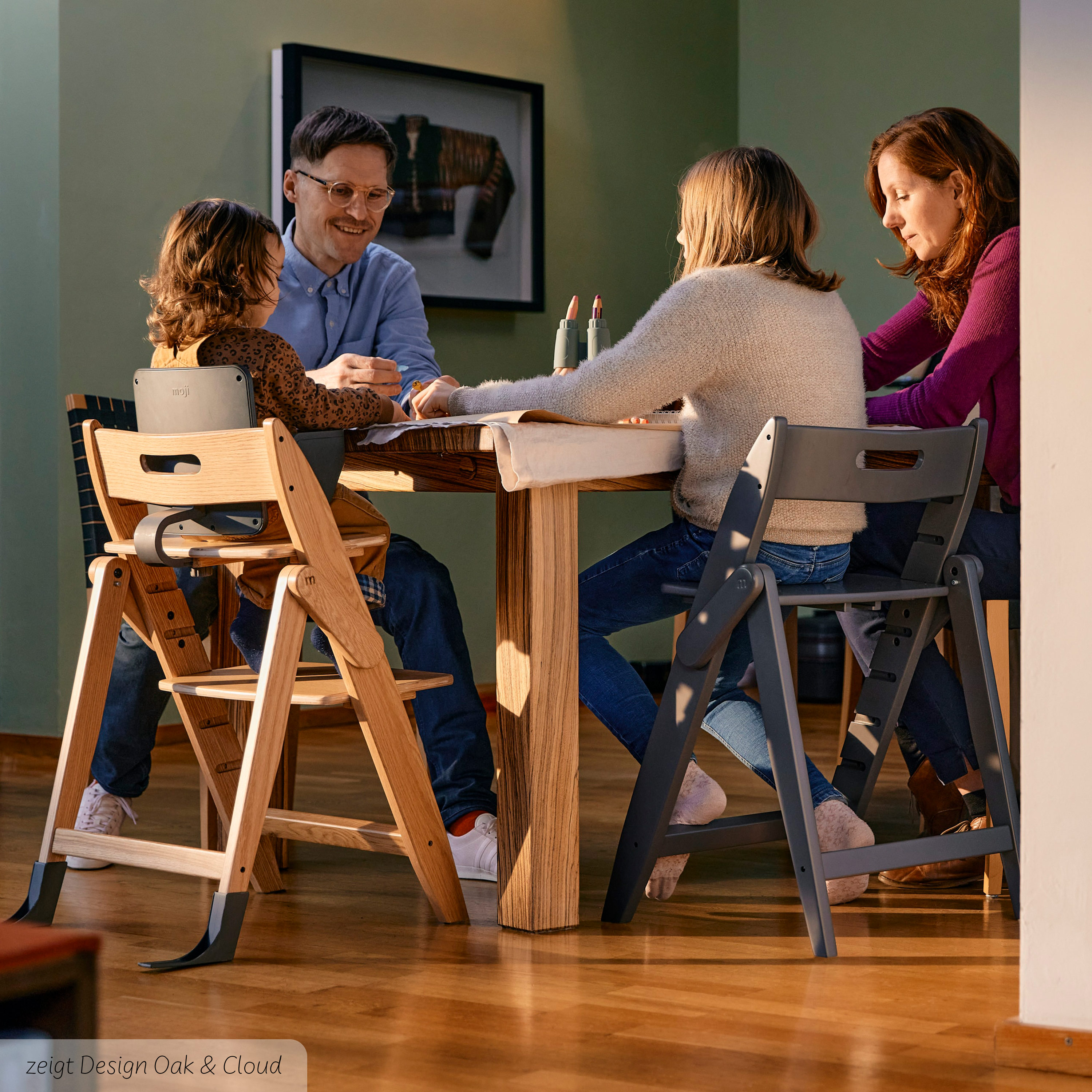 Hochstuhl Yippy All in One Set Plain - Salmon Hochstuhl Yippy All in One Set Plain - Salmon