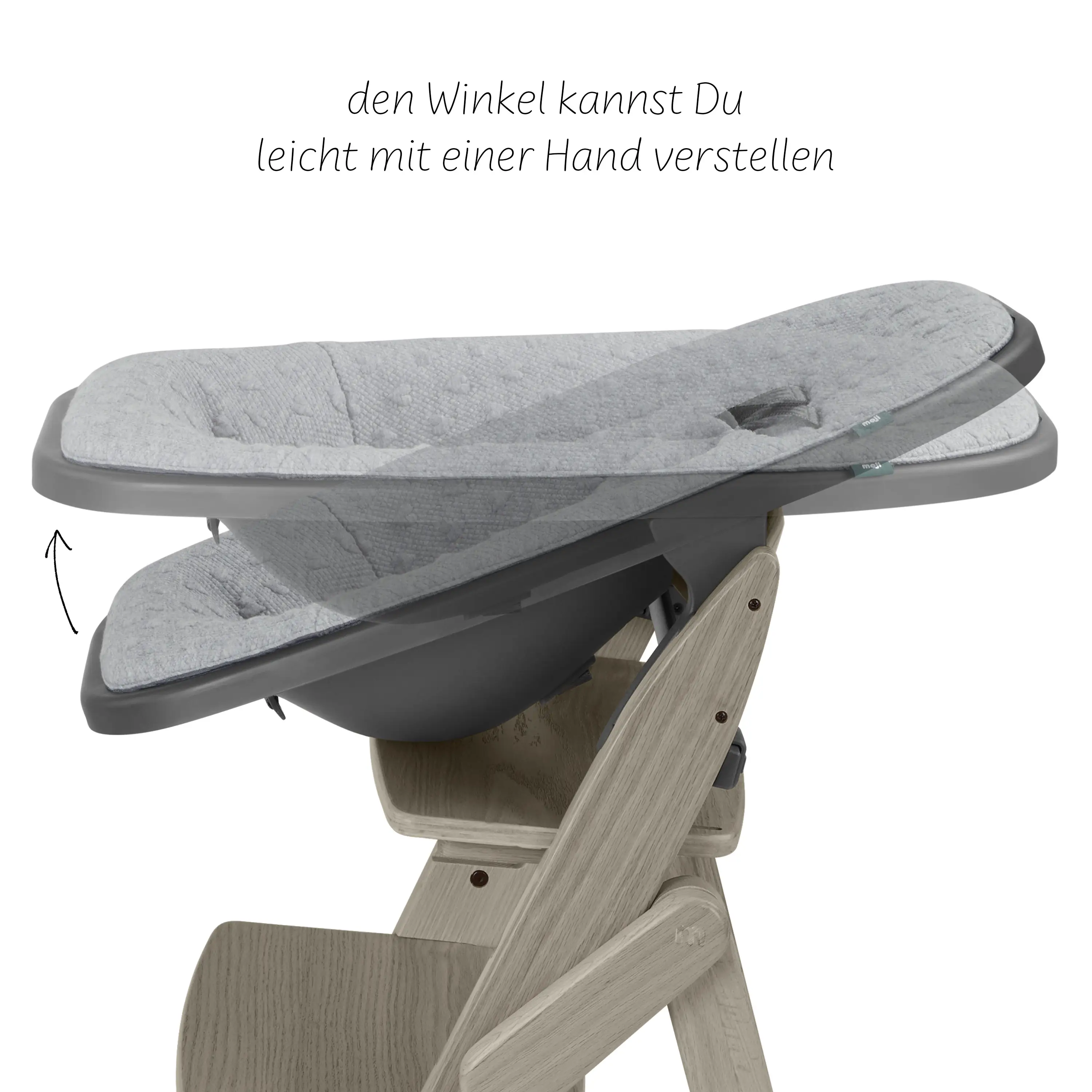 Hochstuhl Yippy All in One Set Trunk - Cashmere Heart