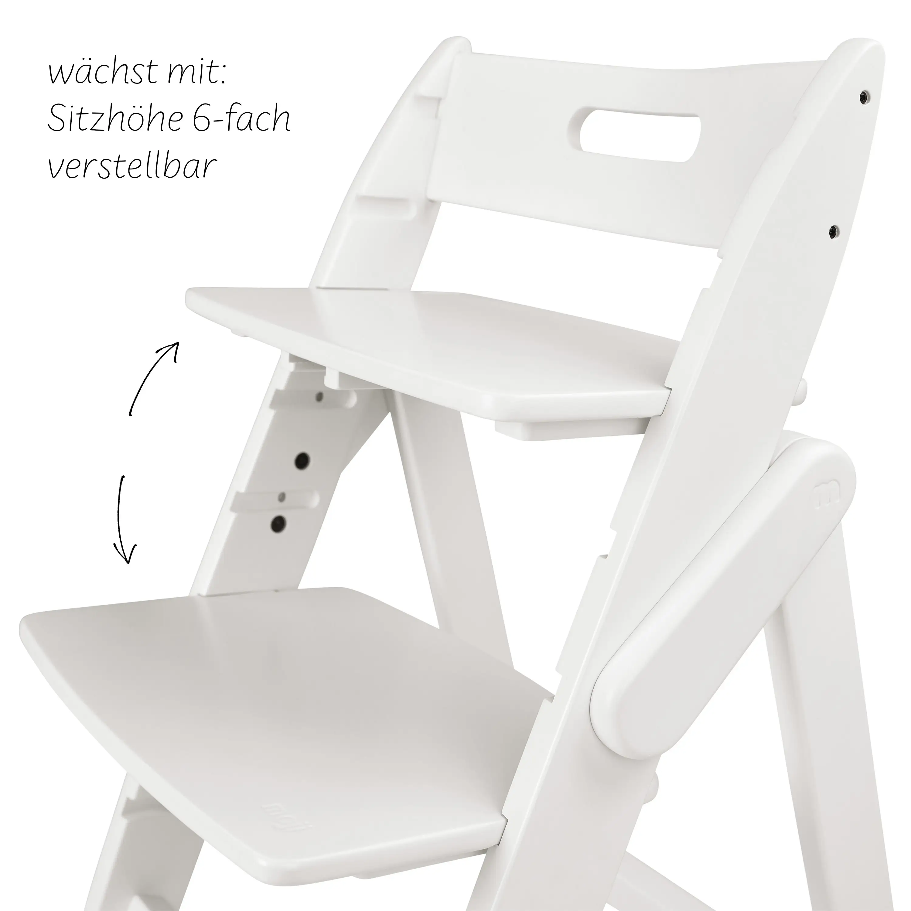 Hochstuhl Yippy All in One Set 4-tlg. - Snow Rose Gold
