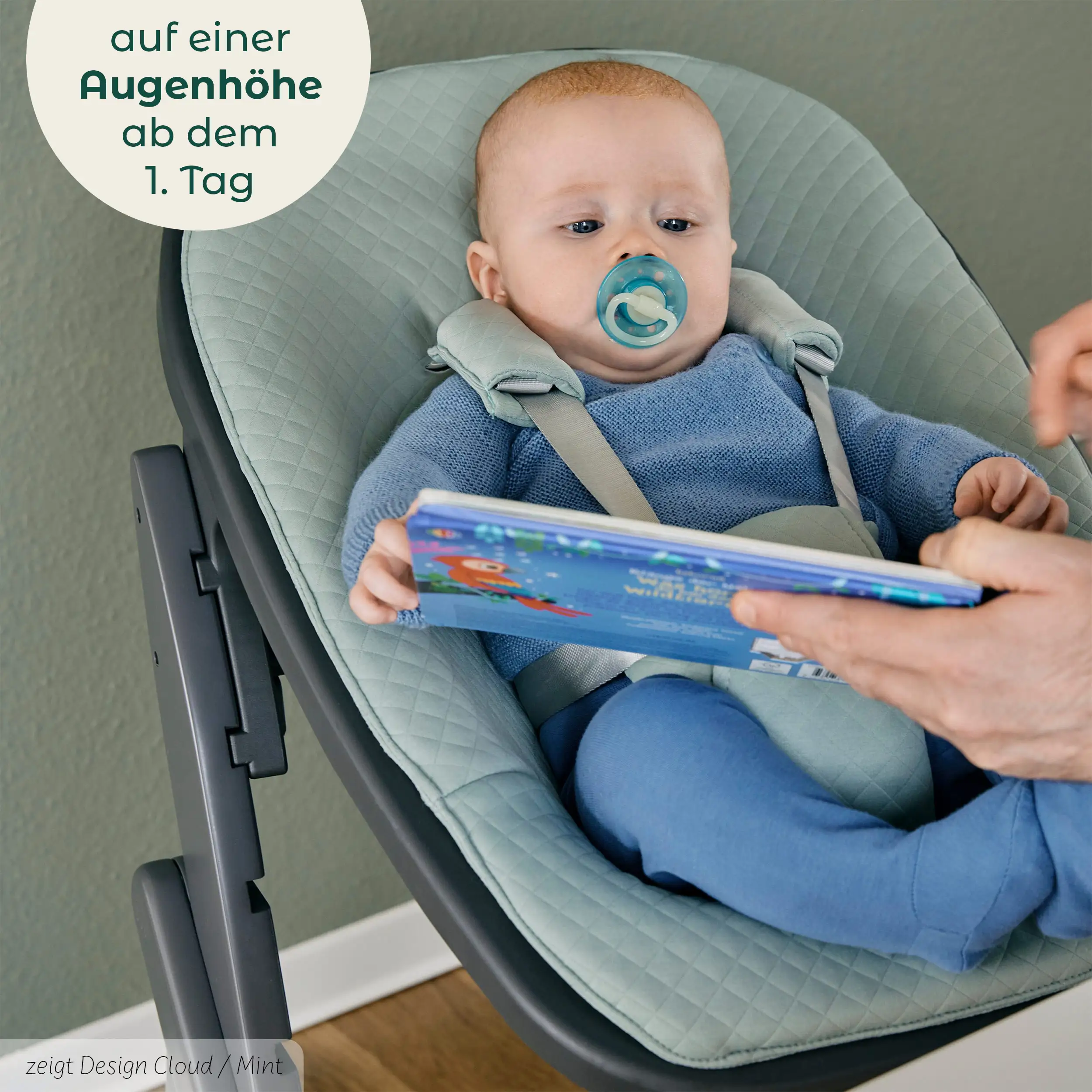 Hochstuhl Yippy All in One Set Trunk - Cashmere Heart