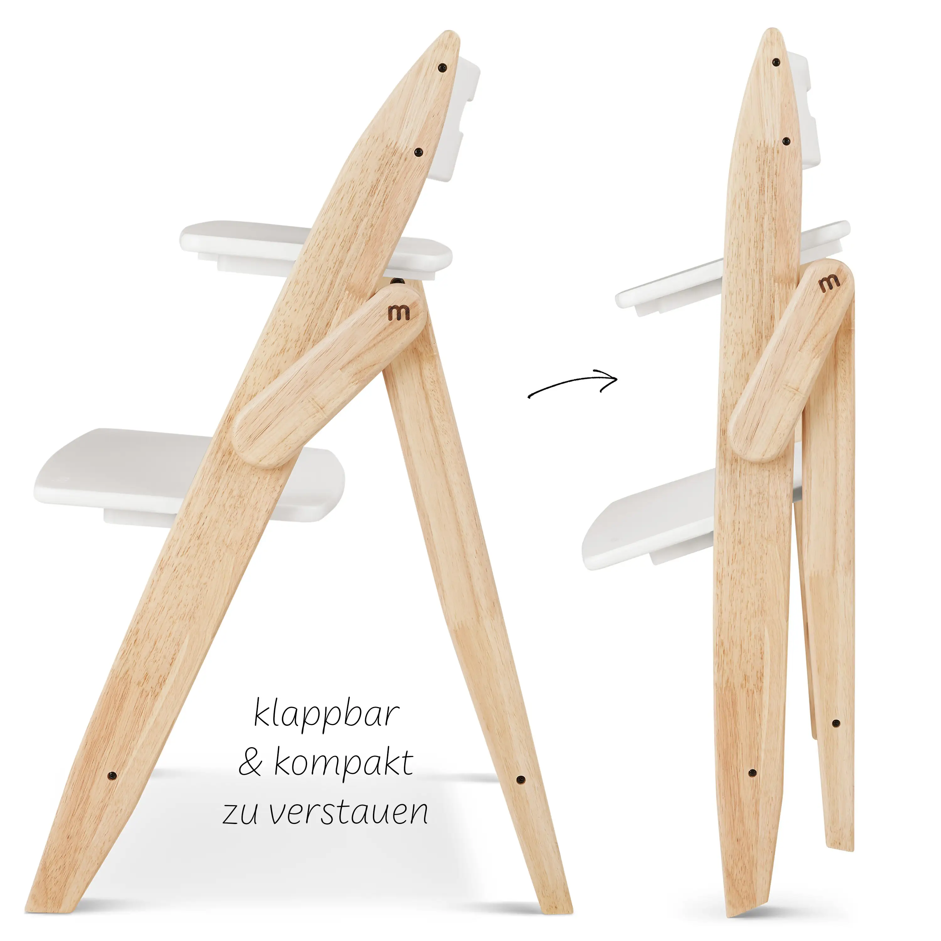 Hochstuhl Yippy All in One Set Tune - Cotton White Hochstuhl Yippy All in One Set Tune - Cotton White