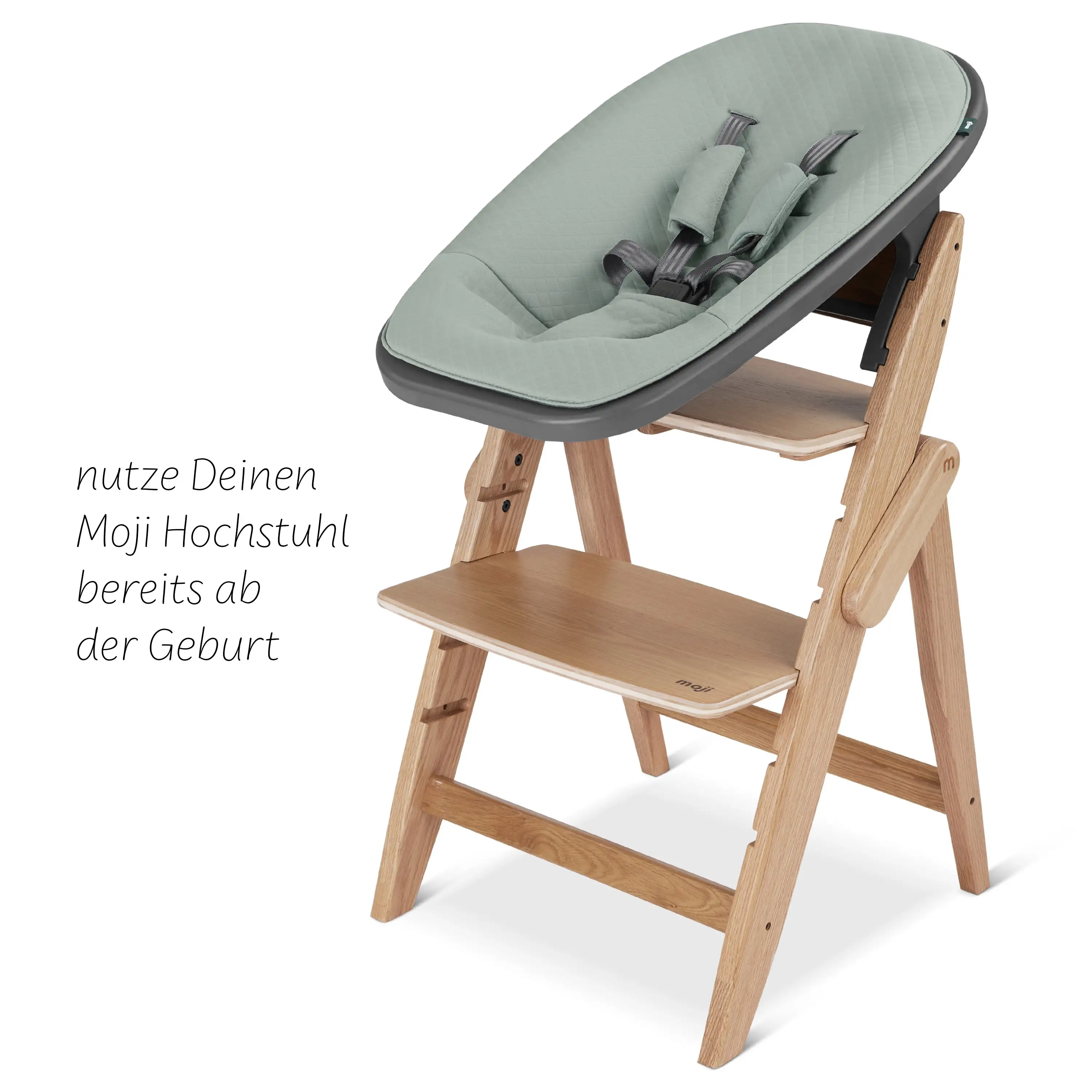 Neugeborenenaufsatz ab Geburt für Yippy Hochstuhl - Mint Neugeborenenaufsatz ab Geburt für Yippy Hochstuhl - Mint