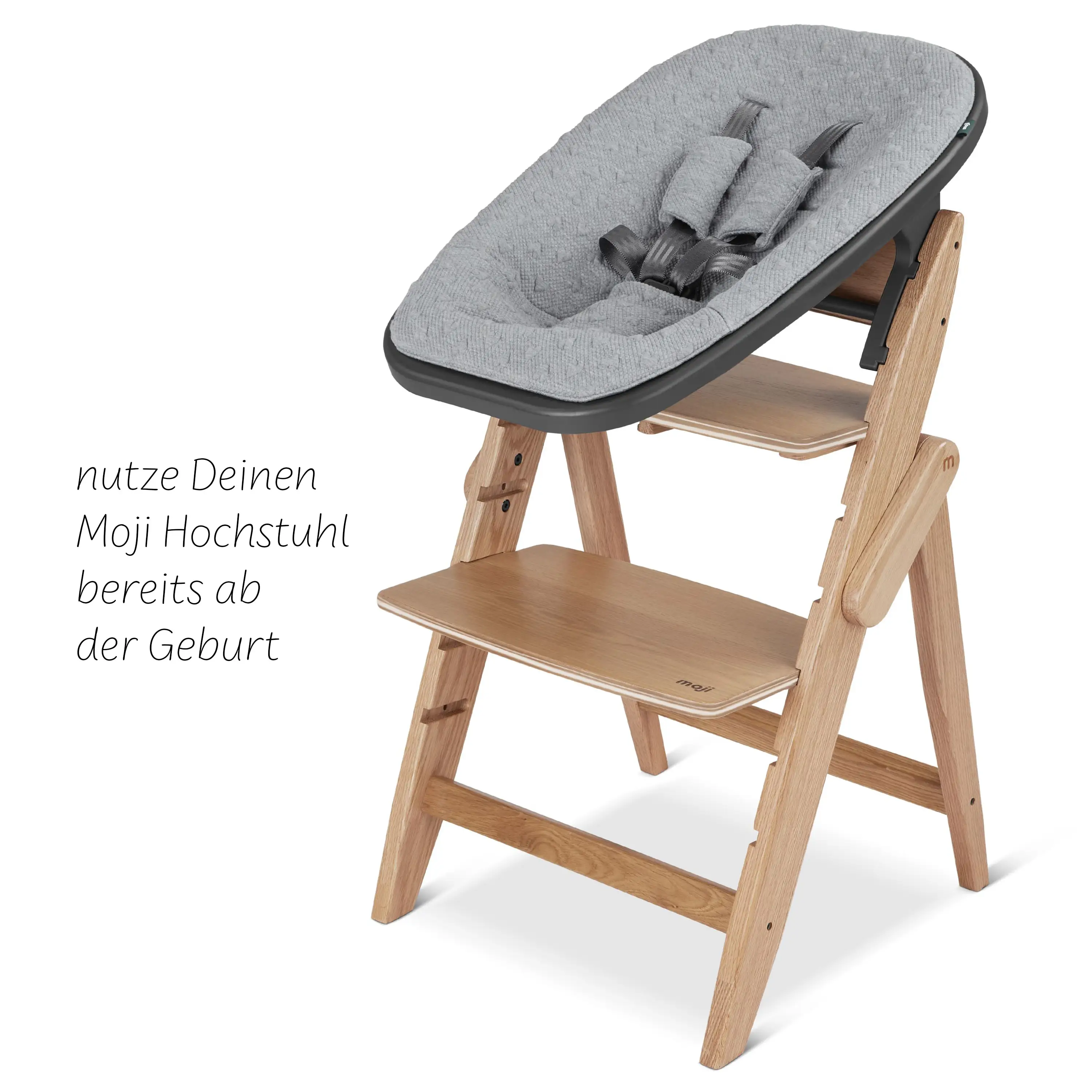 Neugeborenenaufsatz ab Geburt für Yippy Hochstuhl - Heart Neugeborenenaufsatz ab Geburt für Yippy Hochstuhl - Heart