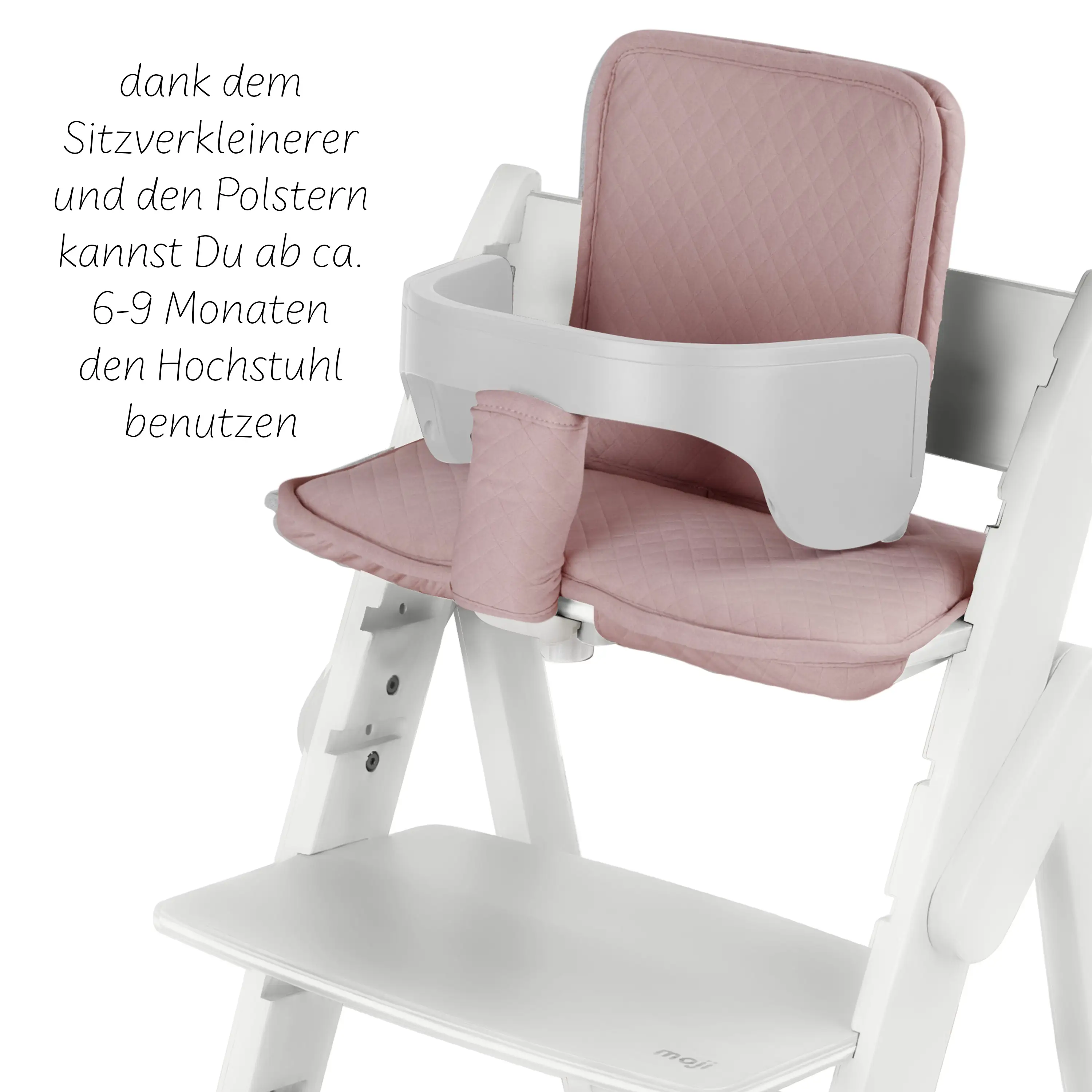 Hochstuhl Yippy All in One Set Plain 5-tlg. - Snow Rose Gold