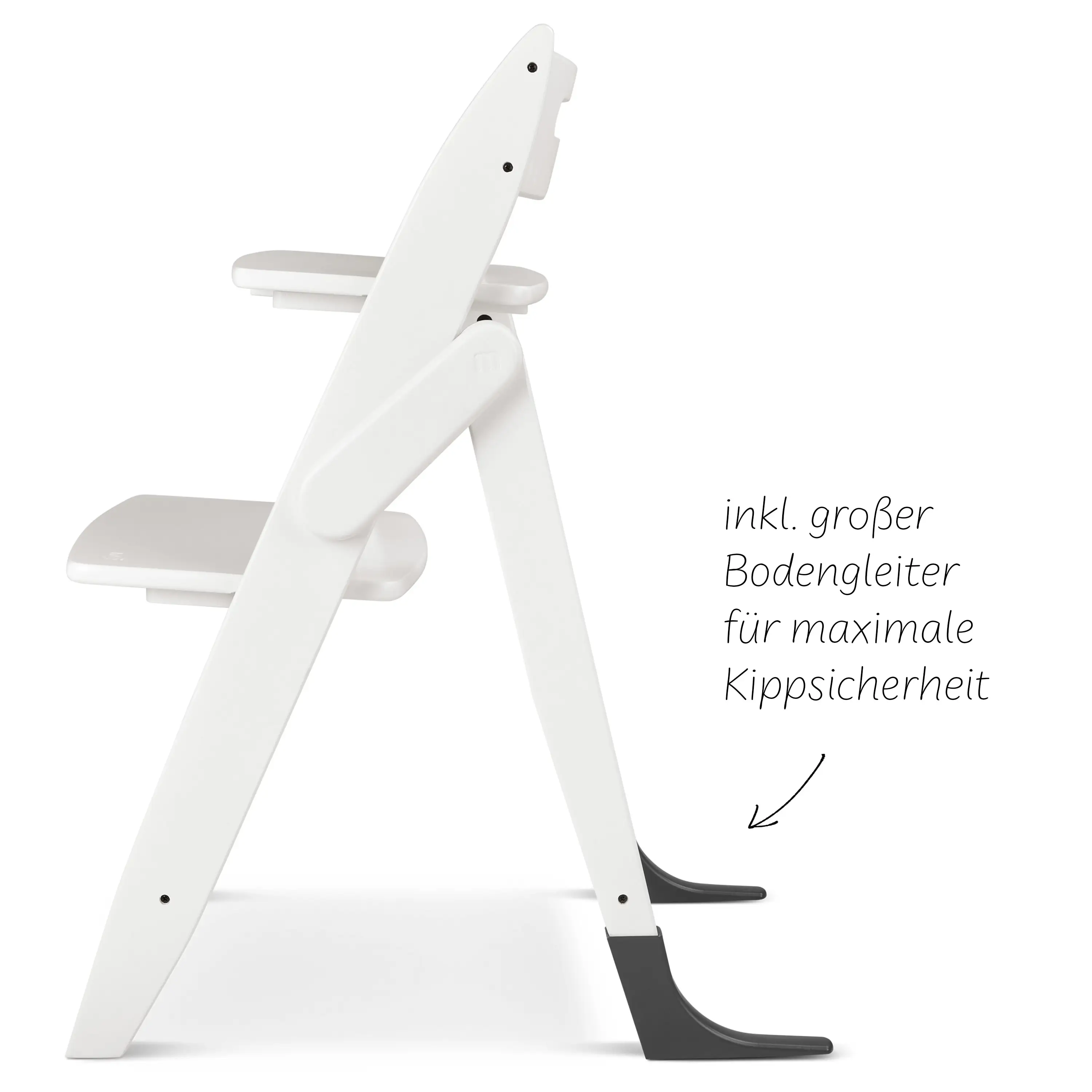 Hochstuhl Yippy All in One Set 4-tlg. - Snow Rose Gold