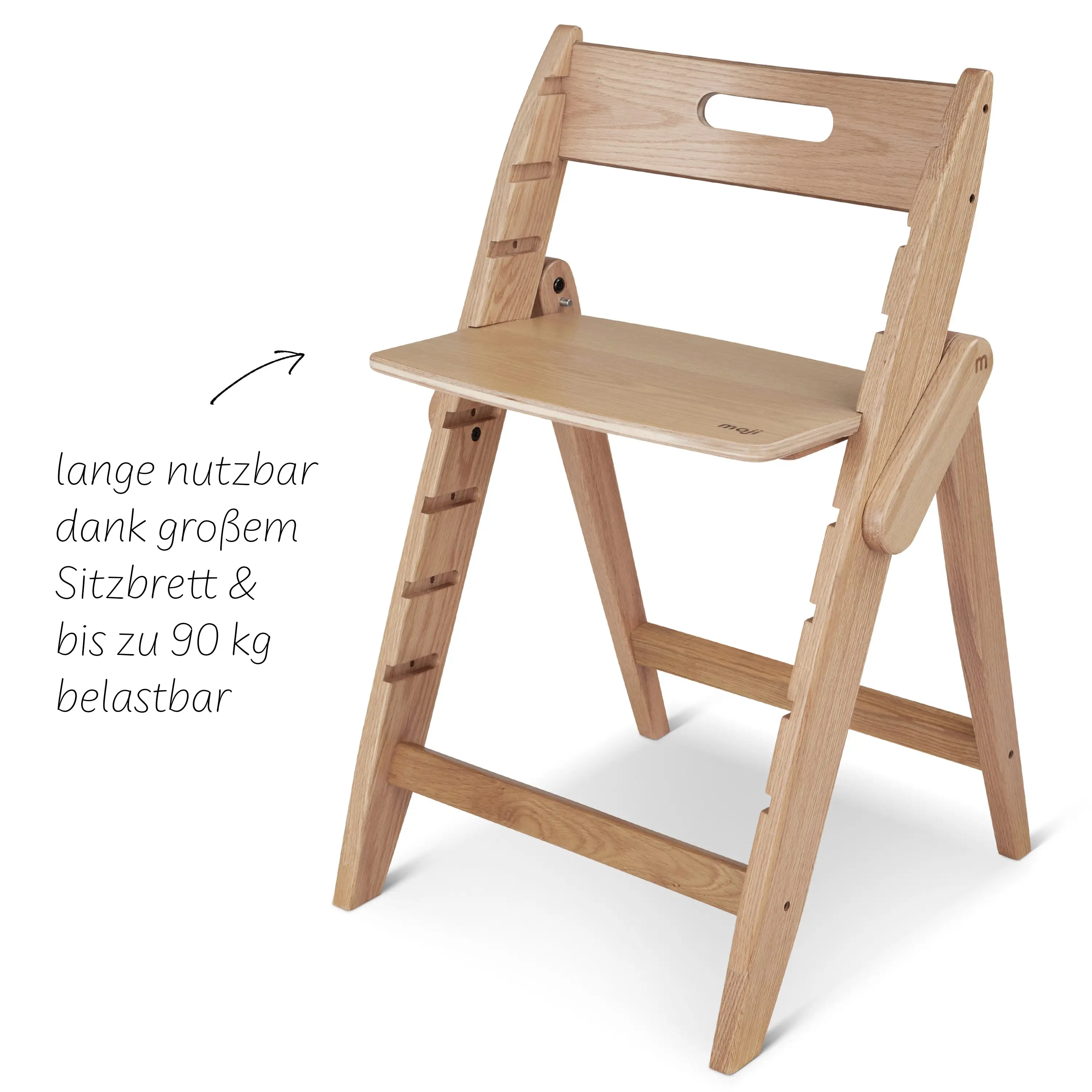 Klappbarer Hochstuhl Yippy Trunk - Oak Klappbarer Hochstuhl Yippy Trunk - Oak