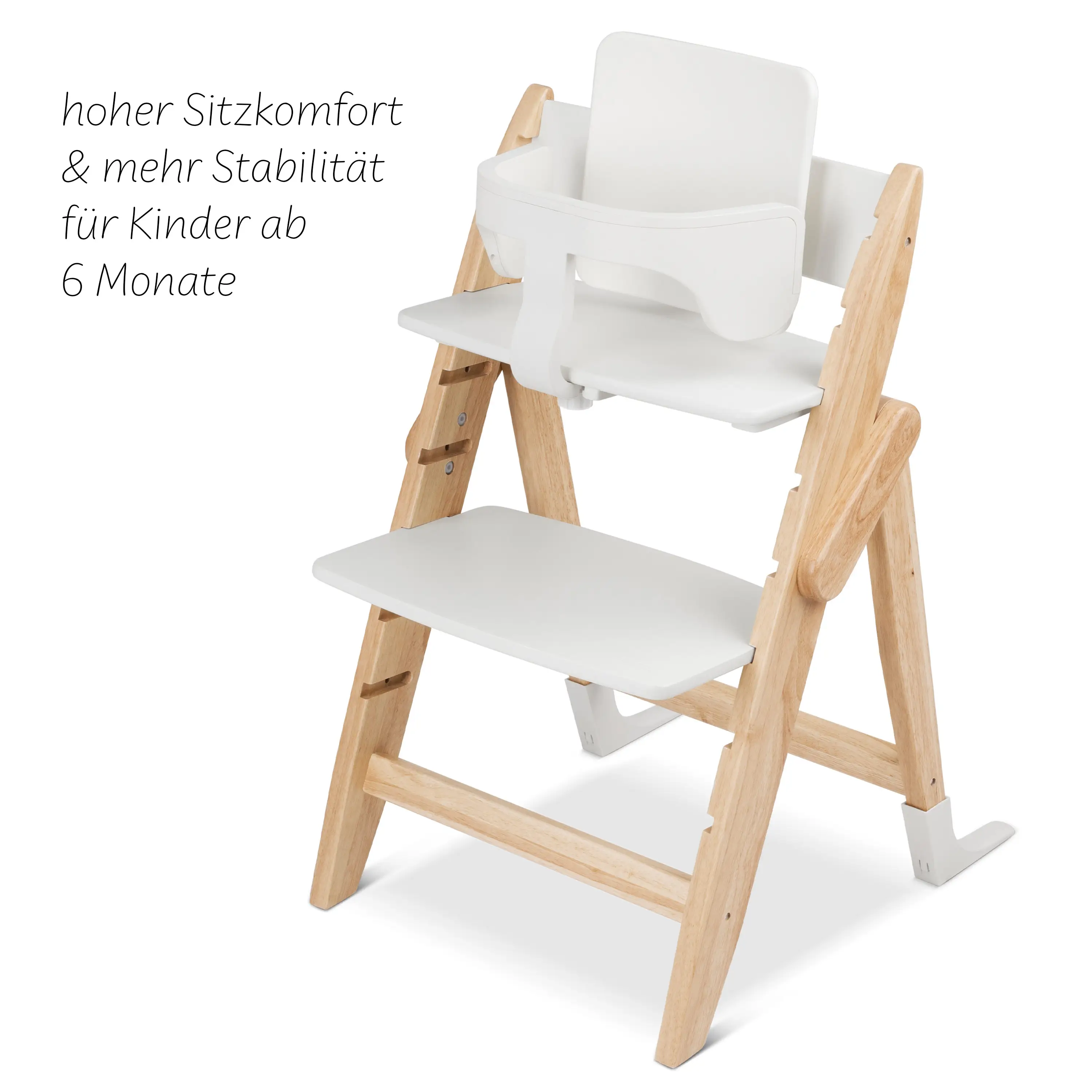 Starter Set (Schutzbügel + Rückenlehne) für Yippy Hochstuhl - White Starter Set (Schutzbügel + Rückenlehne) für Yippy Hochstuhl - White